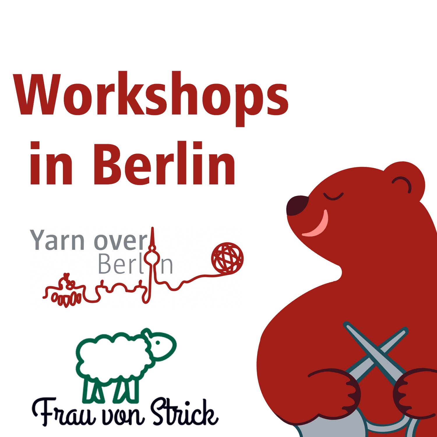 Workshops Stricken in Berlin bei Yarn over Berlin